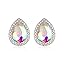 Iridescent AB Silver-Plated-Base