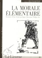 MORALE ELEMENTAIREAVENTURE D UNE FORME POETIQUE QUENEAU OULIPO ETC. 2753504377 Book Cover