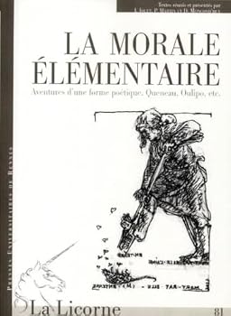 Paperback MORALE ELEMENTAIREAVENTURE D UNE FORME POETIQUE QUENEAU OULIPO ETC. [French] Book