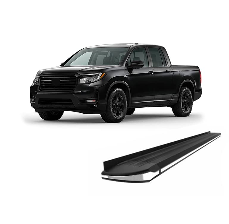 Estribos Black Horse de aluminio negro EXCEED para camioneta miniatura 4