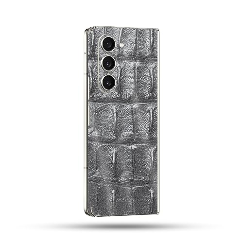 Image of MightySkins Glossy Glitter Skin Compatible with Samsung Galaxy Z Fold 5 Full Wrap - Gator Back | Protective, Durable High-Gloss Glitter Finish | Easy to Apply & Change Styles | Made in The USA