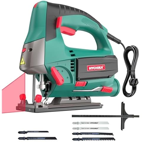 HYCHIKA 800W Electric Jigsaw with Laser Cover