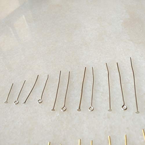 200pcs/lot 30 60mm Plated Copper Stud/eye Pin For Chandelier Crystal Ball Pendants Lighting Accessories - (Color: Chrome Eype Pin/Size: 60)