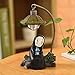 Spirited Away Cute No Face Man with Night Lamp Light Toys for Children Gift for Home Garden Decoration -Rabbit