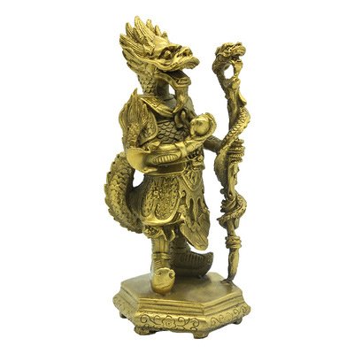 Dragon King Artisanat de Bon Augure Feng Shui Cadeau de Collection Prestige