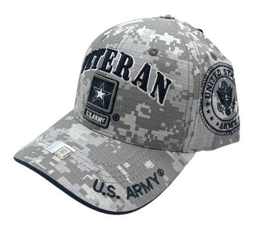 Image of US Army Veteran Hat for Men - Officially Licensed Military Baseball Cap, for Veterans