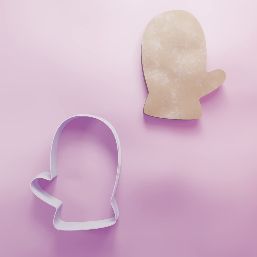 Glove Mitten Cookie Cutter - 3 Sizes, White, 7cm - Image 4
