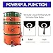 Industrial Electric Drum Heater, Heavy Duty Silicone Heating Belt with Thermostat, Insulated Design for Oil Barrels and Pails, Anti-Freeze Protection