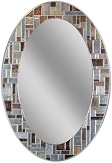 Headwest Windsor Oval Tile Wall Mirror, 21" x 31"