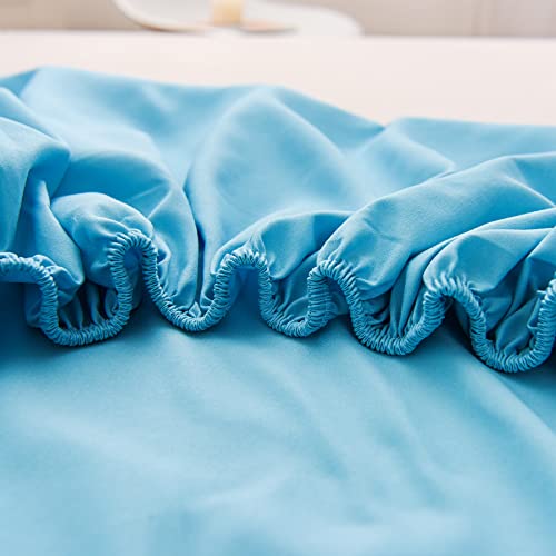 Ylehoc 6 Pcs Mermaid Scale Comforter Set Twin Bed In A Bag Colorful Rainbow Glitter Bedding Set For Boys Girls Kids Ultra-Soft(1 Comforter, 2 Pillowcases, 1 Flat Sheet, 1 Fitted Sheet,1 Pillowcover) #TOP7