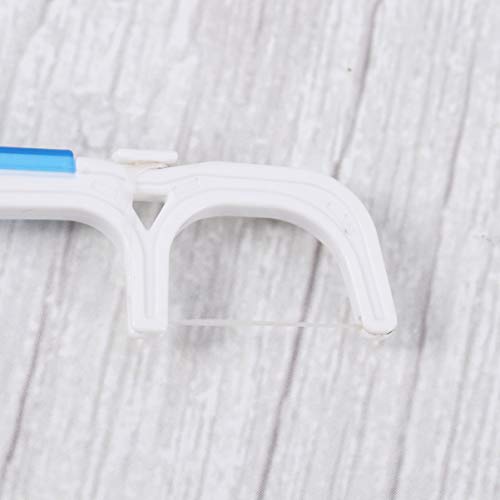 Suporte de fio dental Artibetter para limpeza de dentes, palhetas de plástico de substituição para f