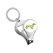 Cartoon Dog Yellow Illustration Pattern Nail Nipper Ring Key Chain Bottle Opener Clipper