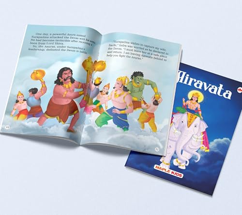 Image of Story Books for Kids - Nandi, Mooshika, Sheshnag, Airvata, Paravani (Set of 5 Books) (Illustrated) - Gods Vehicles - Mythology Stories for Children - - Read Aloud to Infants, Toddlers - Age 3+
