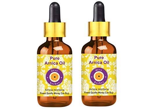 Huile de Arnica de qualité thérapeutique naturelle Deve Herbes 100ml pour massage corporel