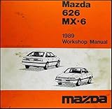 1989 Mazda 626 & MX-6 Repair Shop Manual Original