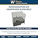 Whirlpool W11129522 Genuine OEM Refrigerator Ice Container Assembly Replacement Part - Replaces W10564750