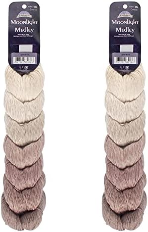 JubileeYarn Moonlight Medley Yarn - Ombre DK Weight Merino Wool/Acrylic - 200g/Hank - Leo - 1 Skein