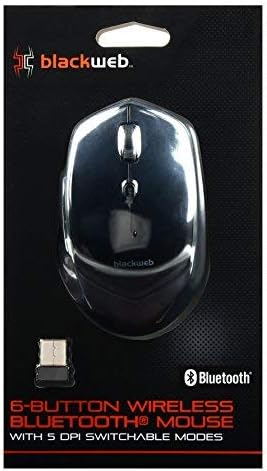 Blackweb 6-Button Wireless Bluetooth Mouse - Black