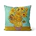 poduszka dekoracyjna słonecznik poduszki nadruk bawełna len poduszka ławka poduszki zamek grafika 50 x 50 cm