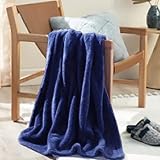 fleecedecke blau mit sternen PAKET ENTHÄLT: 1 Stück 120 x 170 cm Decke
