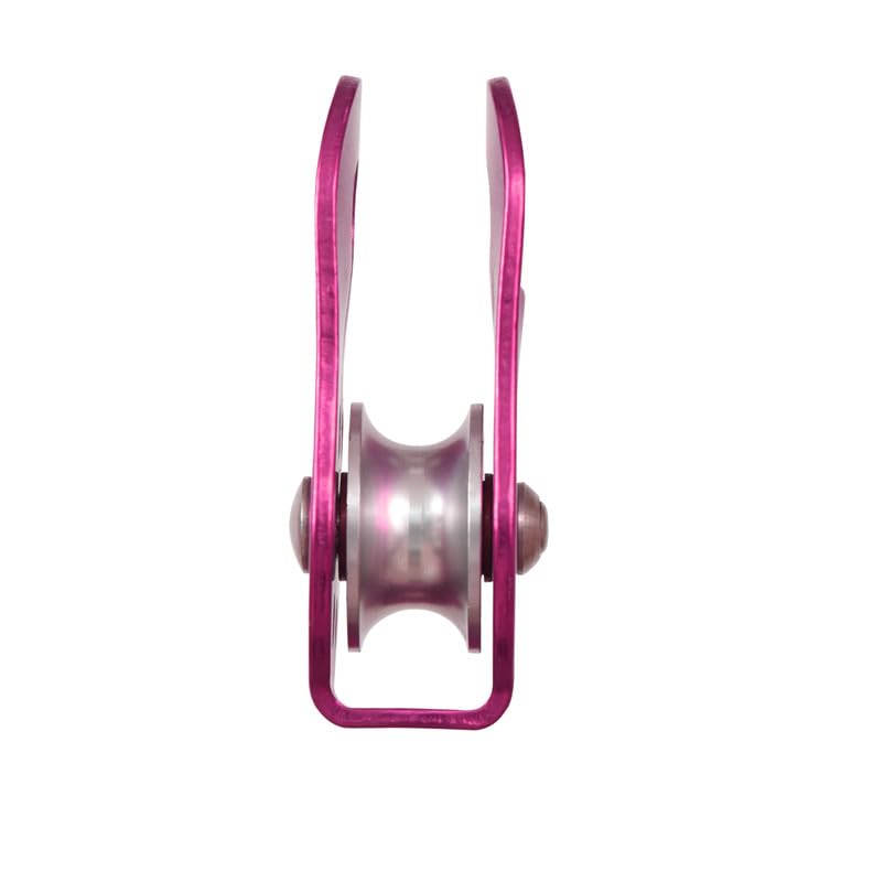 Image of KARAM Aluminium Single Pulley Single Side attachments | Heavy Duty Rope Cable Pulley System for Efficient Load Lifting | Fall Protection Safety Gear | AP011