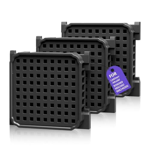PeakQust 3Pack Fresh Air Filter for Liebherr, Refrigerator Coconut Activated Carbon Filter Compatible with Liebherr 9096989, 988246000, 988246001, 988246000, 9882460, 9882429