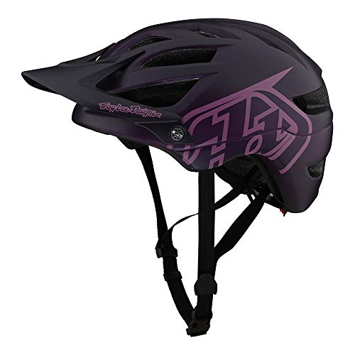 Troy Lee Designs Adult | All Mountain | Mountain Bike Half Shell A1 Helmet Drone (Mauve, MD/LG)