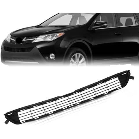 Partzer Front Center Bumper Grille Grill Cover Compatible with 2013-2015 Toyota RAV4 TO1036141 531120R030 Cover