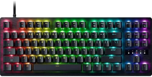 Razer Huntsman V3 TKL 8KHz Esports Gaming Keyboard — Analog Optic...
