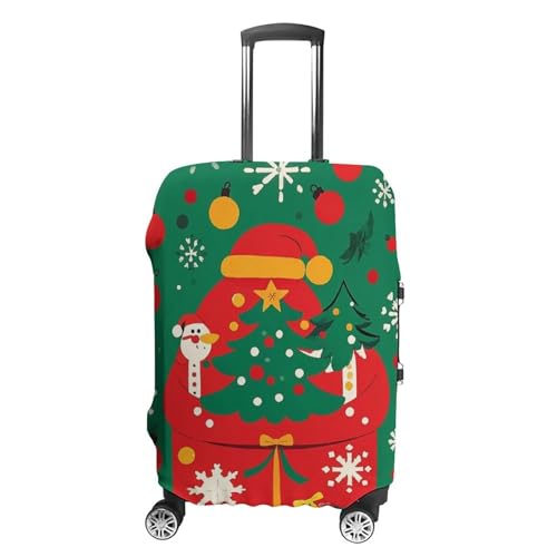 Anti-Scratch Luggage Cover Classic Christmas Scenes Printed Luggage Case Protector Washable Suitcase Covers Elastic Suitcase Protector for Size XL (30-32 inches) Luggage