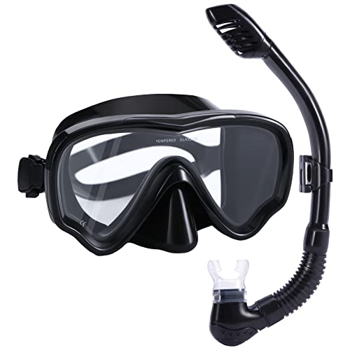 π 10 Best Beginner Snorkel Set For 2025 10 SwimStars Snorkel Set for Adults and Kids, Snorkeling Gear Anti-Fog Swim Mask Dry Top Snorkel Kit with Carry Bag, Snorkeling Scuba Diving Swimming Travel