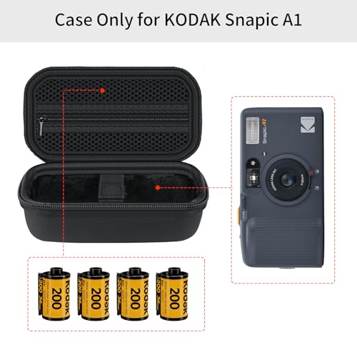 Funda para Cámara Kodak Snapic A1 (Negra) miniatura 2