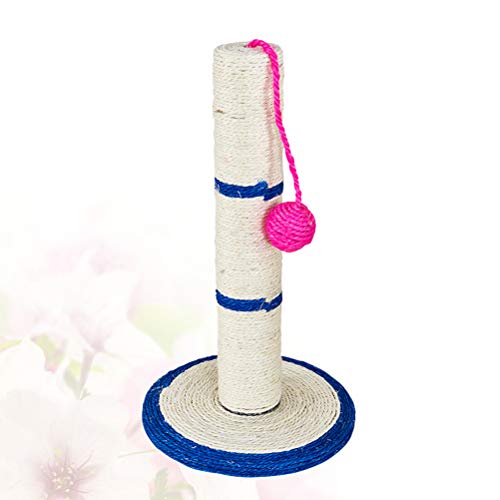 Pilar de raspagem para gatos, placa de arranhar, sisal, pilar de madeira, brinquedo para gatos