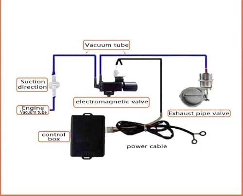 Tuyau d'échappement universel à valve variable et télécommande sans fil - 3
