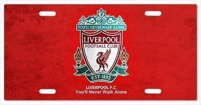 AOIKH Fc Liverpool Custom Car Tag 12" X 6"