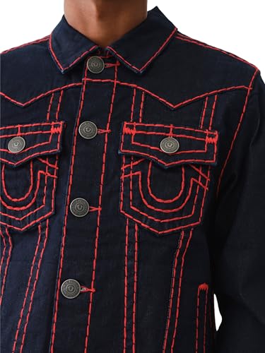 Image of True Religion Men's Jimmy Jacket Discharge Bandana, Black