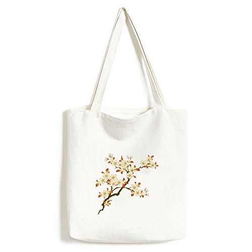 Sac en toile avec illustration mode de feuilles de plante pour vos sorties