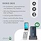 Doro - 2820 - Seniorenhandy - 4G-Klapptelefon ohne Vertrag - Große Tasten mit Sprachausgabe - Kamera - Bluetooth - Notruftaste - Inklusive Ladestation - Blau/Weiß