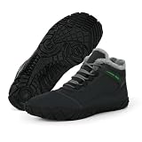 Hike Winter Footwear Barefoot Boots Mens Womens, Waterproof Winter Snow Boots, Warm Ankle Booties, Wide Toe Barefoot Hiking Boots, Non-Slip Zero Drop Sole Hike Shoes for Hiking Walking Outdoor -  FRGITYGIFT
