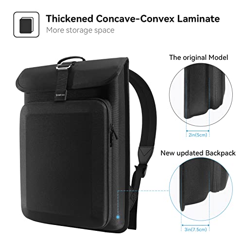 Smatree Upgrade Hard Travel Laptop Backpack for ASUS ROG Zephyrus G16 2025/2024/2023,ROG Zephyrus M16/ROG Flow X16,Galaxy Book5/4/3 Pro/Pro 360, Galaxy Book4 Edge/Book4 Ultra4