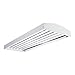 Metalux HBI632 Fluorescent High Bay Fixture, (6) 32W, T8 Instant Start CEE Listed HBF, 120-277V, V-Hangers Provided