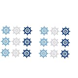 STOBAZA 200stücke Mini Holzpendants Dekorative Bootshafen Accessoires Für Scrapbooking Und Heimdekoration Zufällige Farben Für Partys Und -projekte