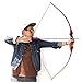 oubert 60inch Black Hunter Takedown Longbow 20-60lbs Right Hand Hunting Bow and Arrow for Adults Wooden Riser Bow with String Silencers and Stringer Tool for Archery Hunting Target Practice (25LBS)