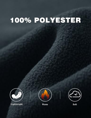 Rdruko Women's Fleece Vest Lightweight Warm Outerwear Sleeveless Jacket with 5 Pockets for Fall & Winter, Navy Blue, L