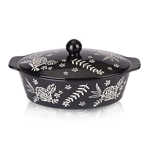 Wisenvoy Casserole Dish With Lid Casserole Dish Baking Dishes For Oven Ceramic Baking Dish