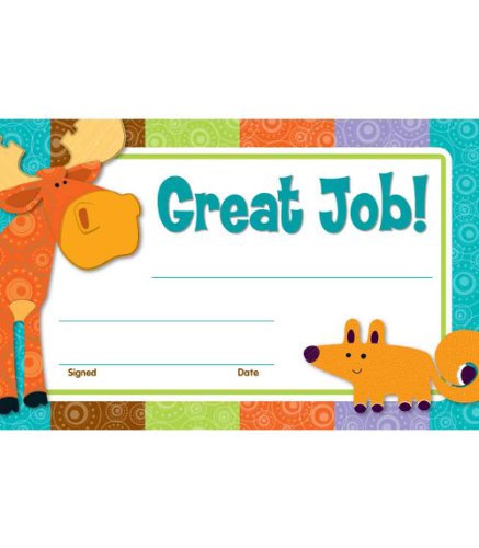 Carson Dellosa Moose and Friends Certificates (101069) Carson Dellosa Moose and Friends Certificates (101069)