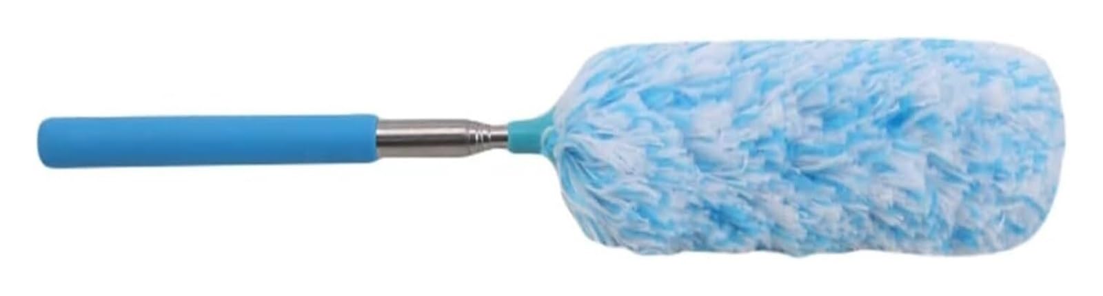 Telescopic Long Bendable Feather duster, Multicolor Feather Microfiber Duster Brush(Blue)