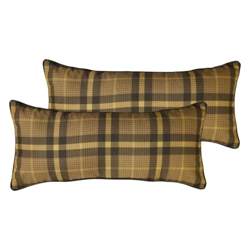 bilin gaier Designer Linen Throw Pillow Covers,28"x12" Set of 2-Seville BN