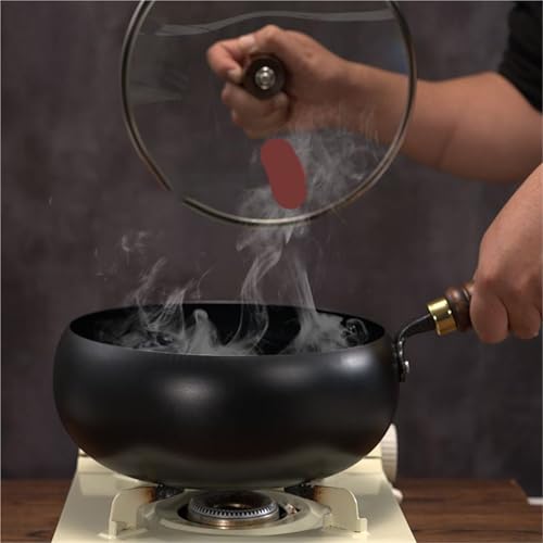Wok de hierro sin recubrimiento 24 cm sin tapa miniatura 3