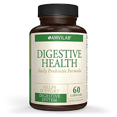 Digestive Health Supplement,Daily Probiotic 7 Billion CFUs per Capsule,5 Essential Strains Including Lactobacillus GG. Supports Intestinal and Immune Health. 60 Capsules
